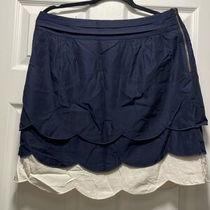 Anthropologie Floreat scalloped skirt Sz12